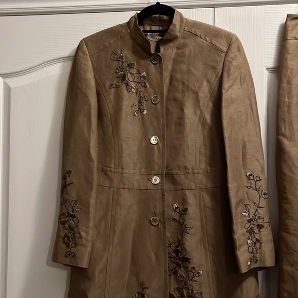 NWT silk and linen Planet pant suit - Picture 2 of 16